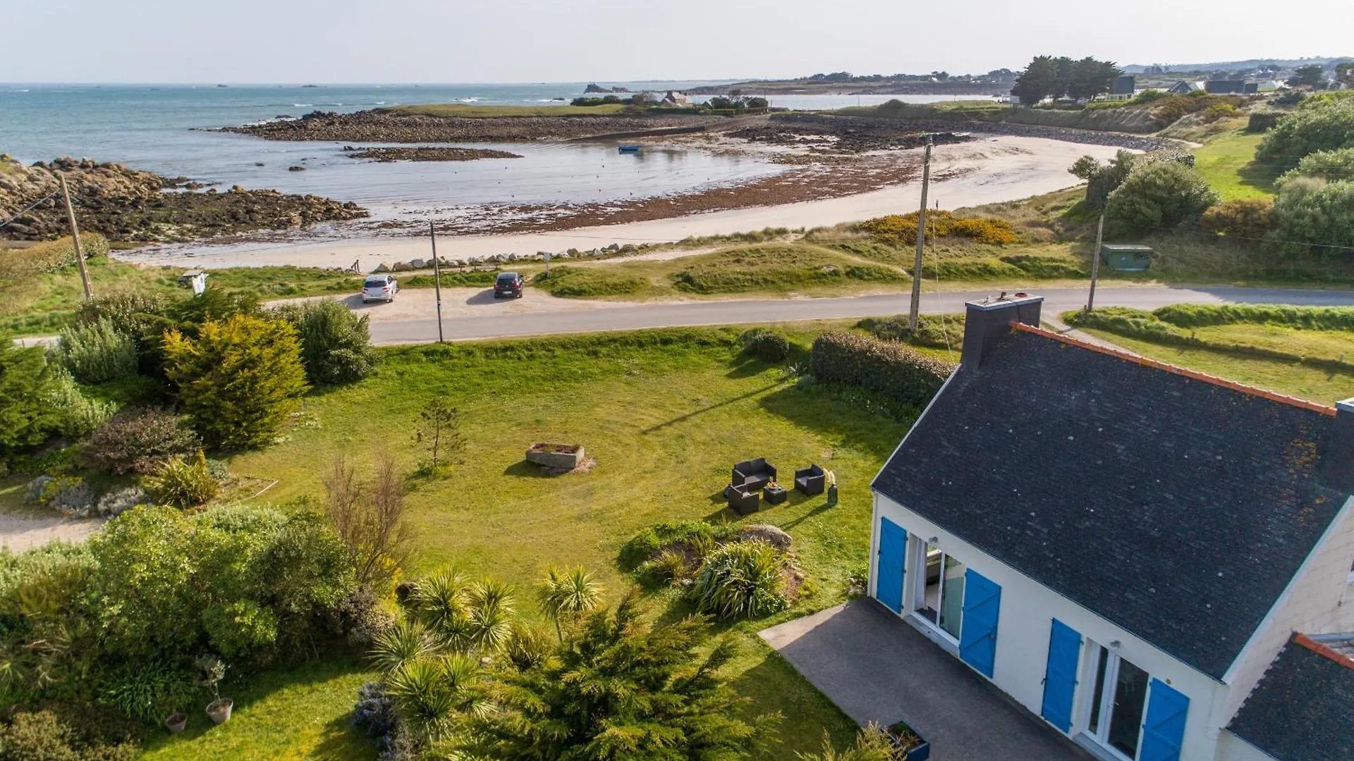 Ty Gwen Mar - Maison Les Pieds Dans L'Eau Pour 6 Plouguerneau